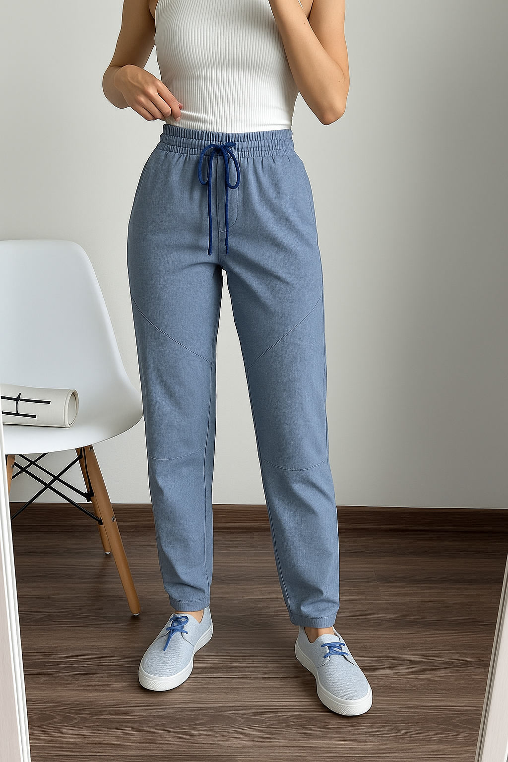 Blue - trouser - Unisex