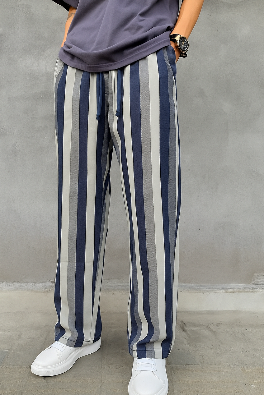 Blue -  Lined Trouser - Unisex